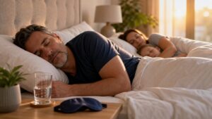 Photorealistic wellness featured image for How Much Sleep Do You Really Need by Age?